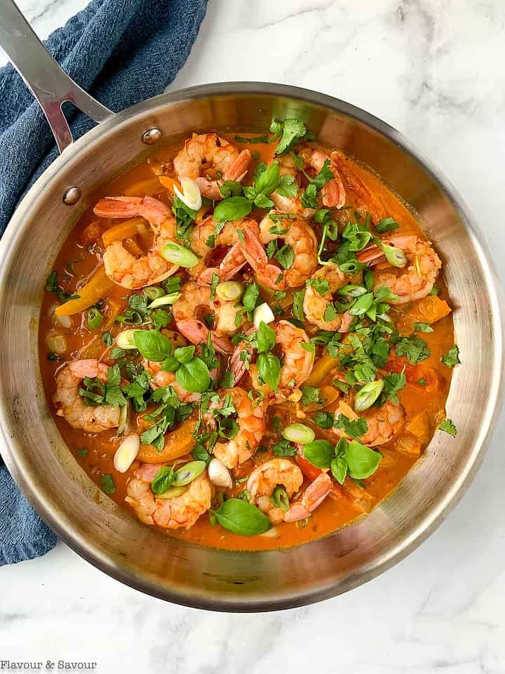 Easy Thai Red Curry with Shrimp - Flavour and Savour