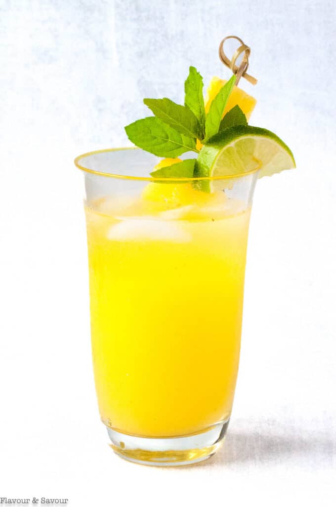 Pineapple Ginger Agua Fresca - Sugar Free - Flavour and Savour