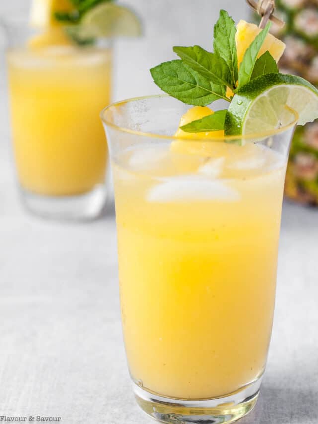 Pineapple Ginger Agua Fresca - Sugar Free - Flavour and Savour