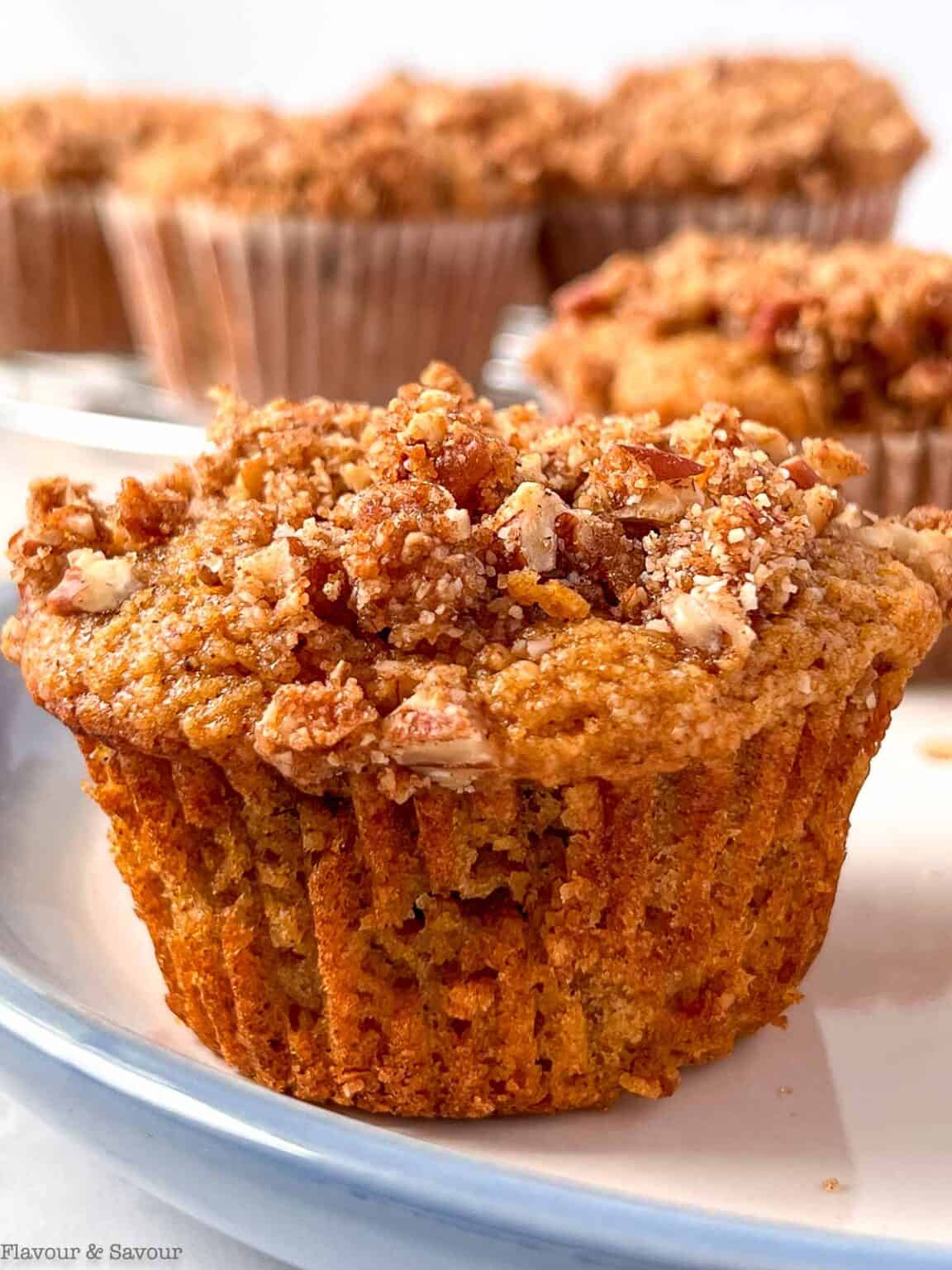 Almond Flour Pumpkin Muffins With Maple Pecan Streusel Flavour And Savour   Almond Flour Pumpkin Muffins Cu 1152x1536 