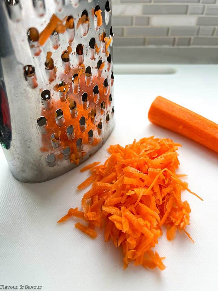 Raw Carrot Salad with Honey-Dijon Dressing - Flavour and Savour