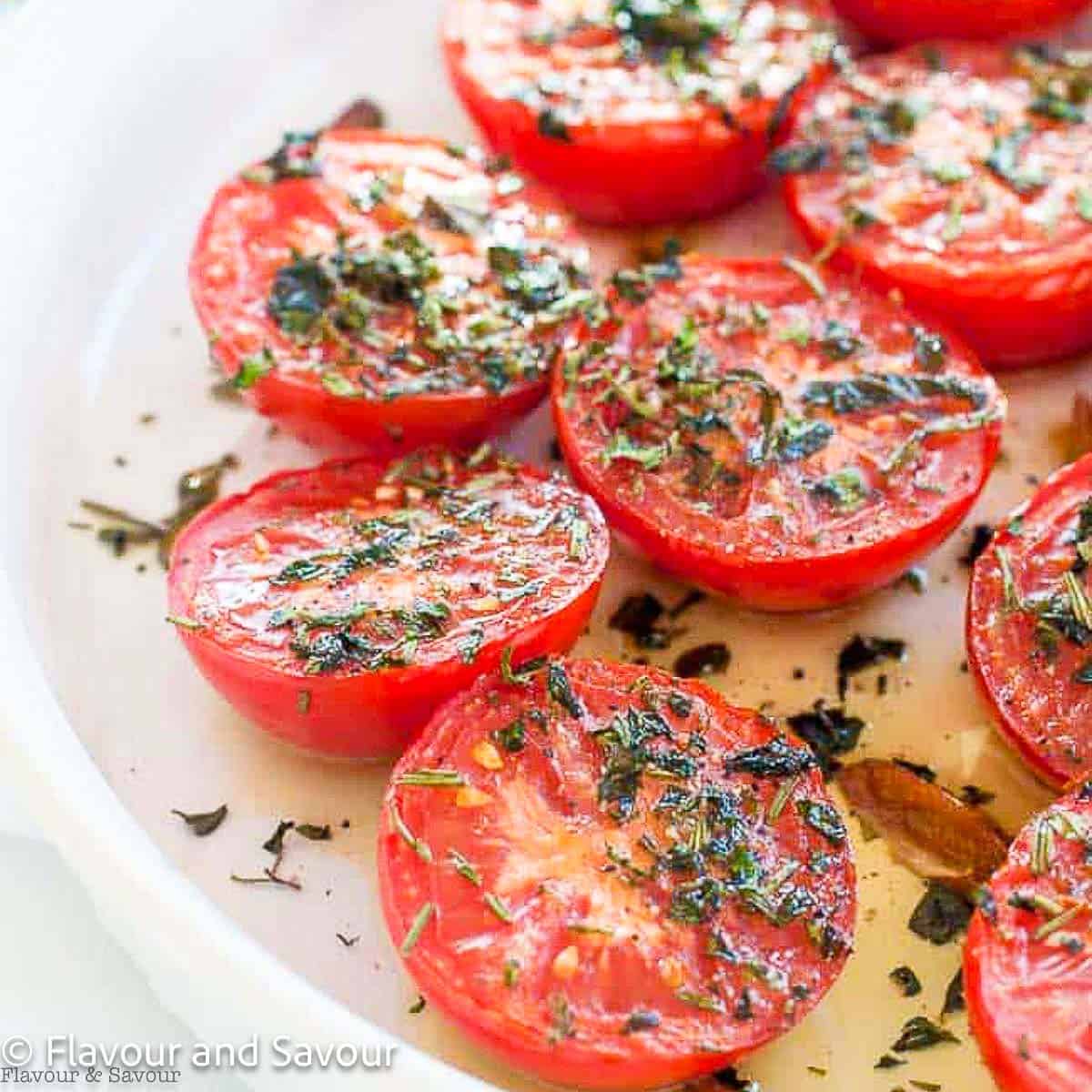 How To Roast Cherry Tomatoes with Garlic & Herbs - The Original Dish