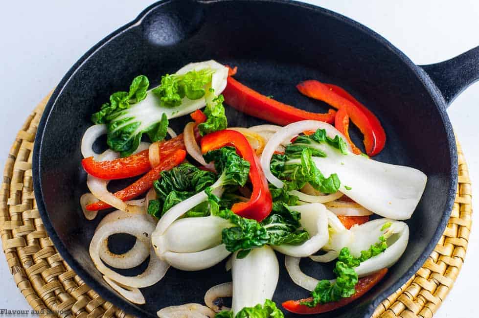 sauteed bokchoy